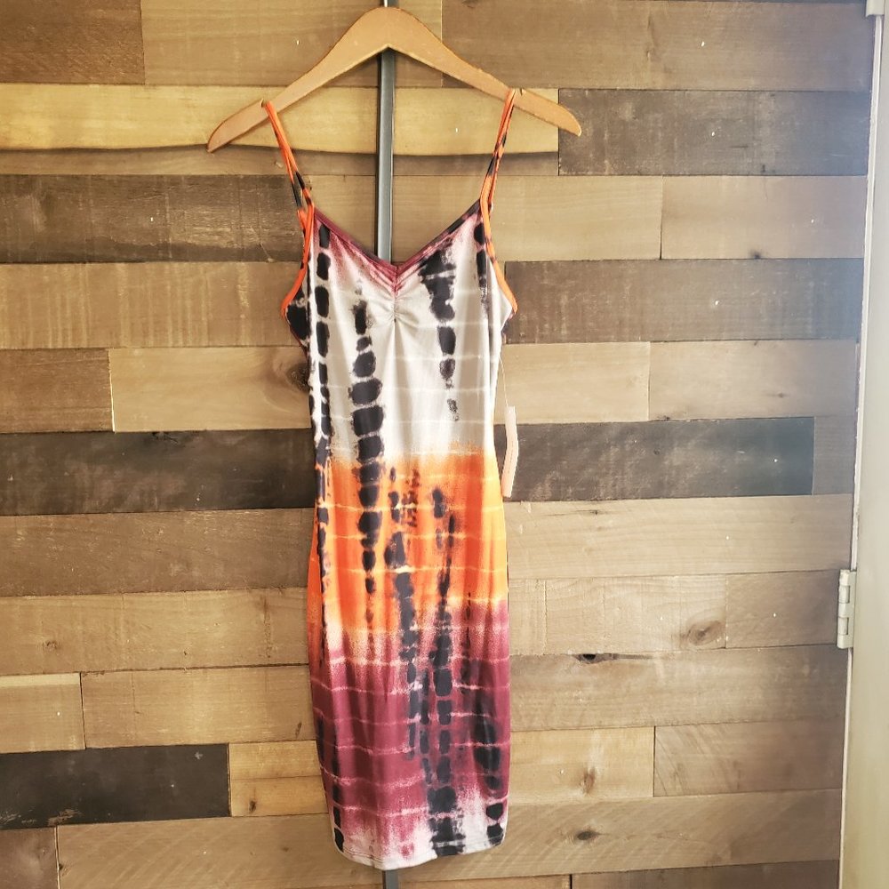 Snake skin print dress